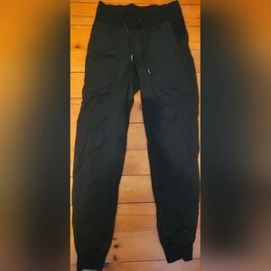 Lululemon black dance studio joggers-mid rise